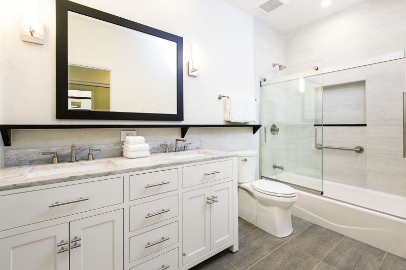 Stylish Vanity and Tile Work